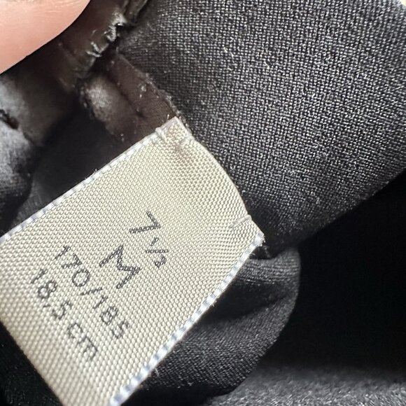 NWT GUCCI Gloves Satin Black GG Logo Sz M 7.5 100% Authentic - Picture 8 of 9